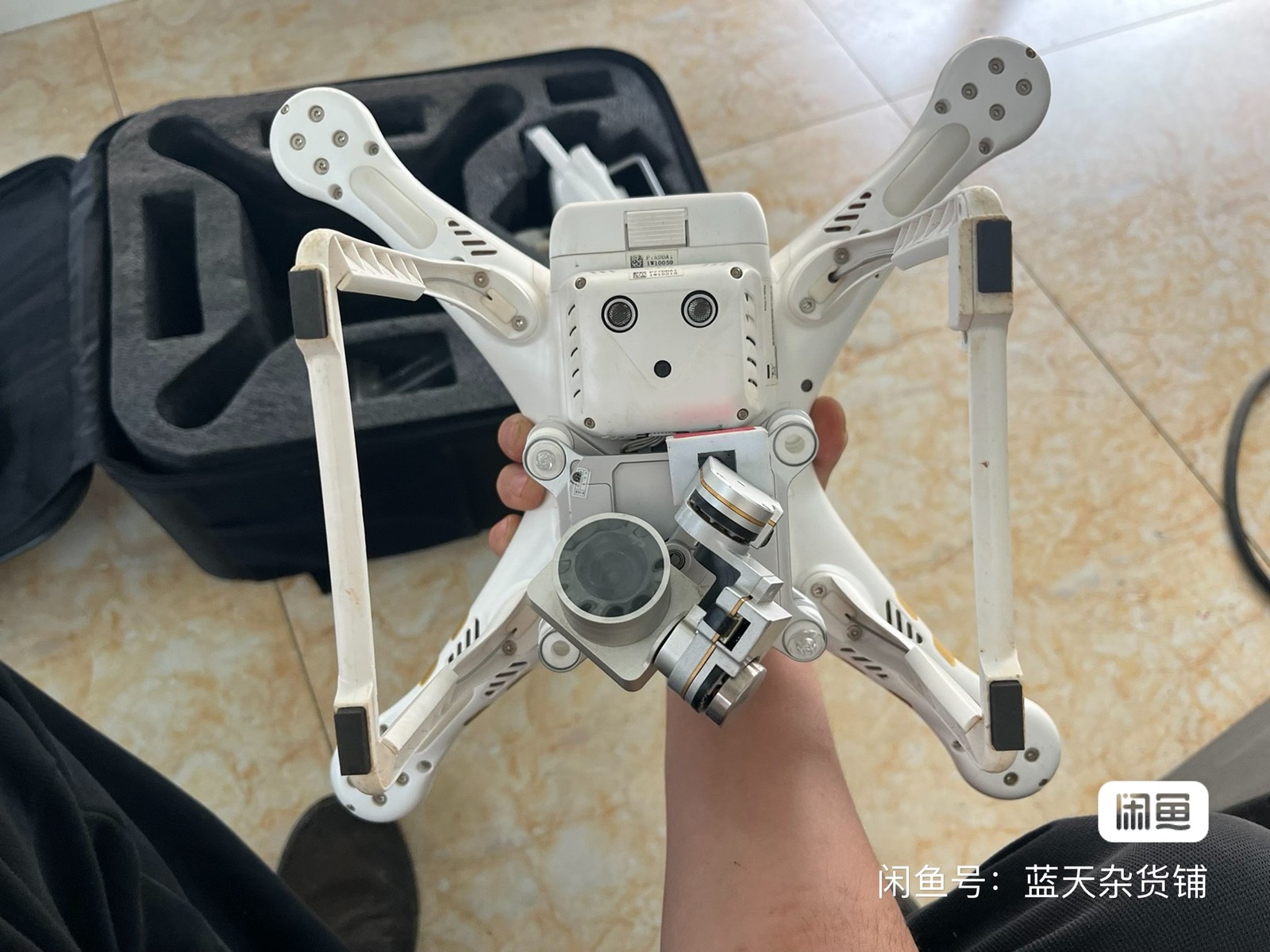 DJI Phantom 3 4K (model W325) camera with full frame mount