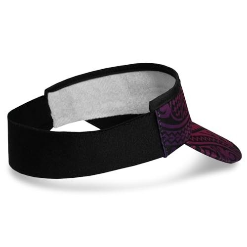 Lightweight Performance Running Sun Visor One Size Black Tribal