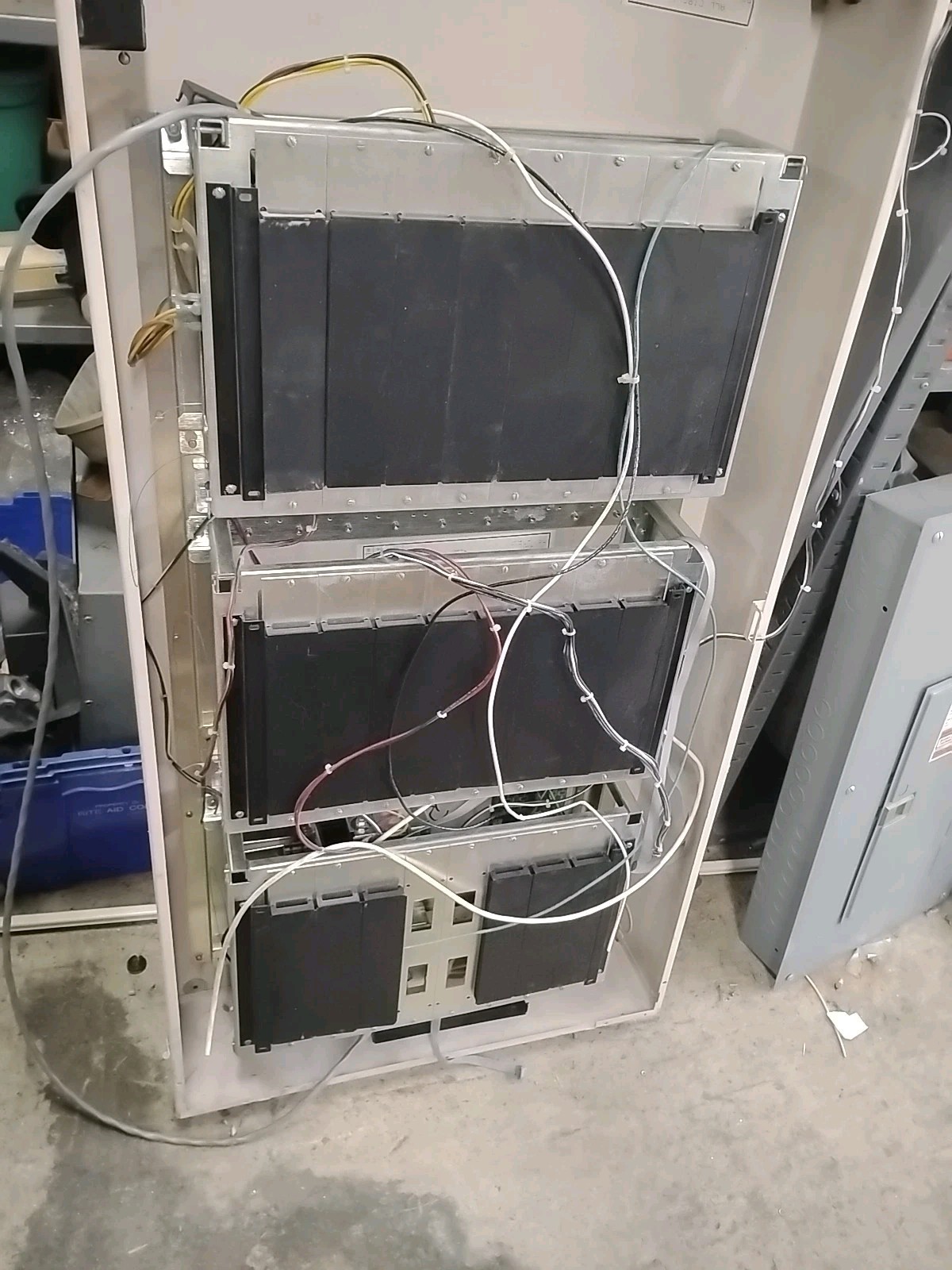 Simplex 4100-8201 TrueAlarm Fire Alarm Control Panel Cabinet Assembly TESTED