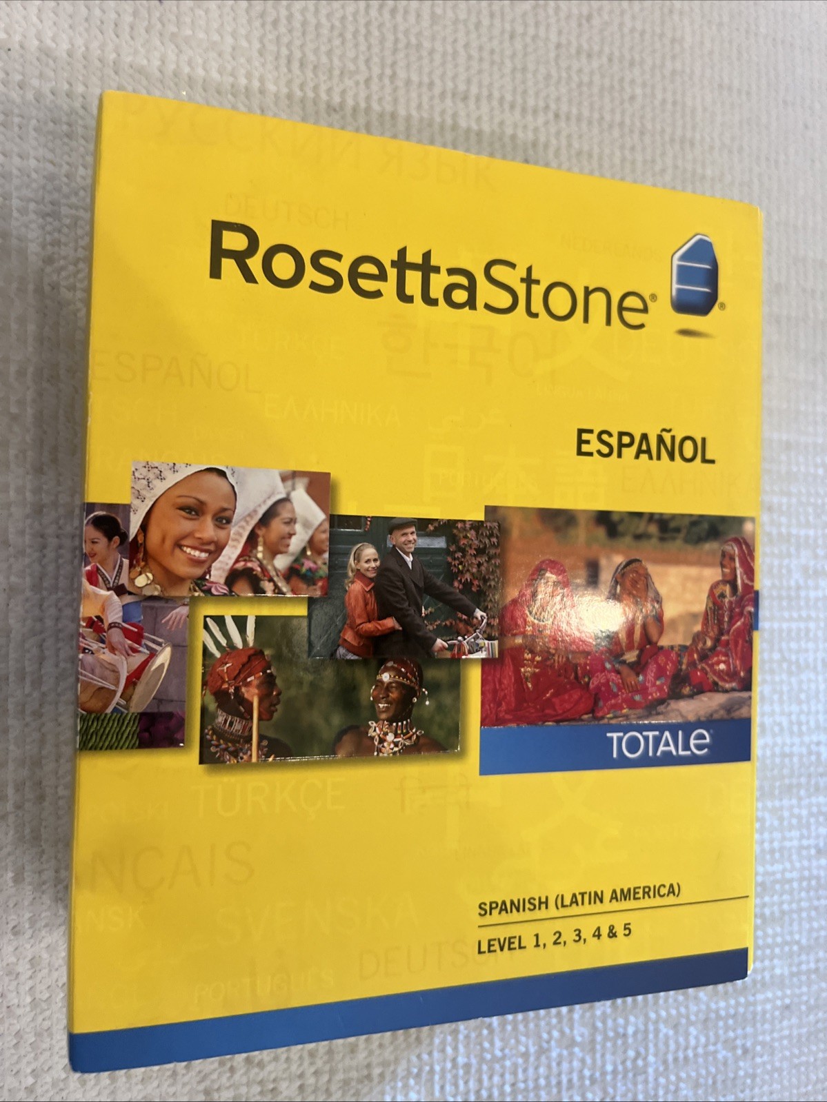 Rosetta Stone Spanish Latin America Level 1-5 Totale Version 4 Box Set.