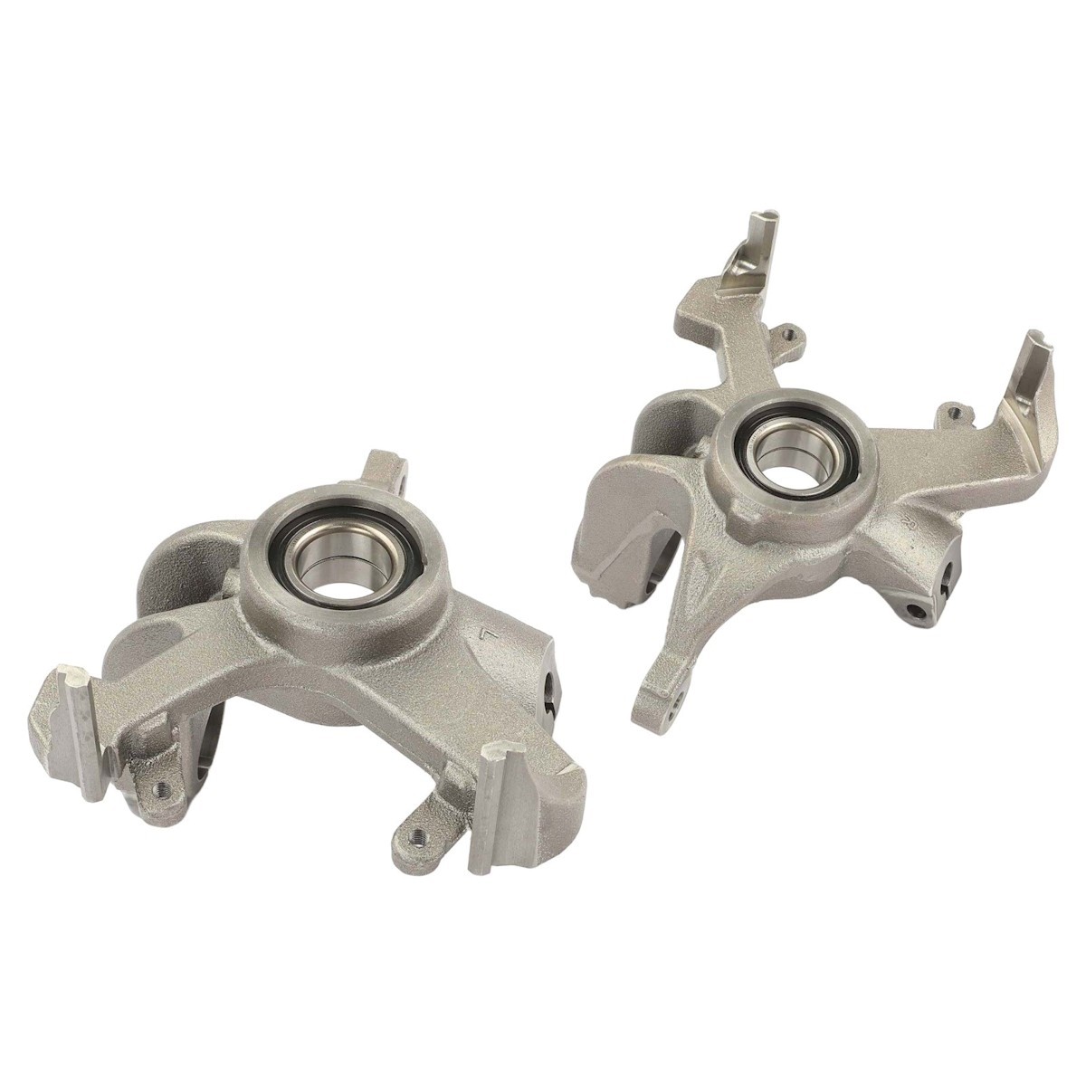 Set of 2 Steering Knuckles Front Driver & Passenger Side Left Right Pair
