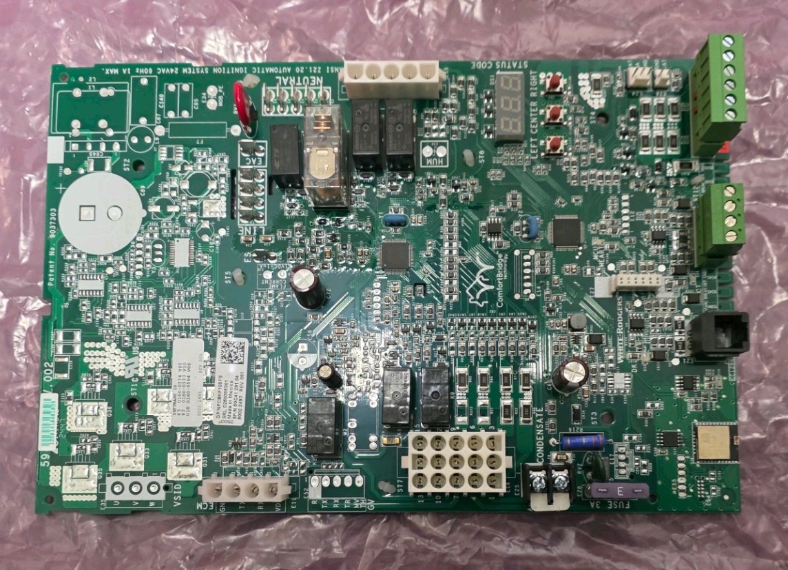 WHITE RODGERS PCBKF109 2-STAGE INTEGRATED FAN SERVICE CONTROL BOARD
