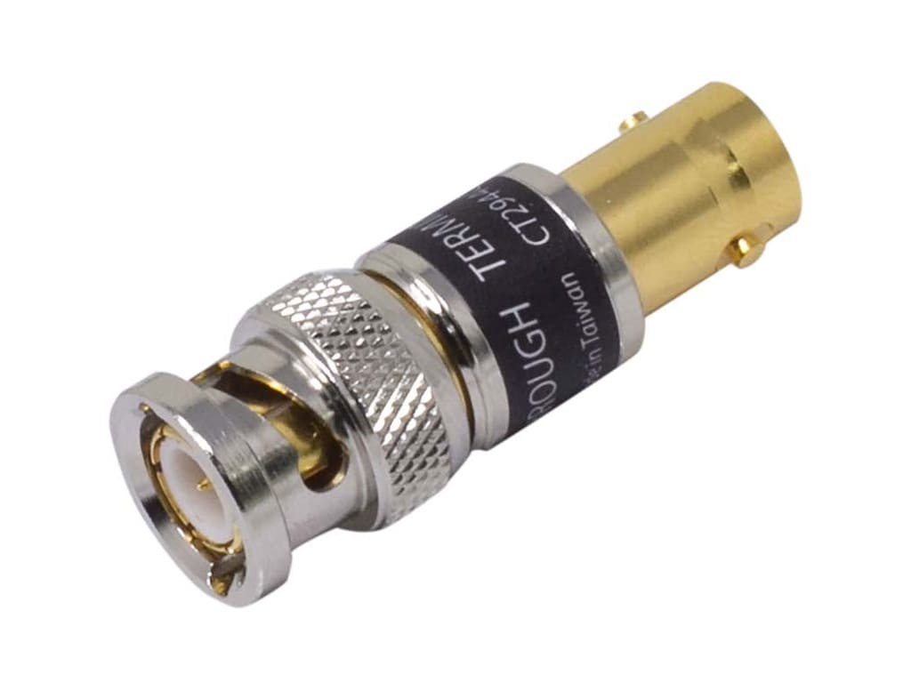 Cal Test CT2944C-50 - Coaxial Terminator (Male to Female, 50 Ohm)