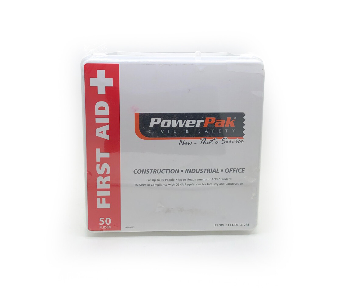 OSHA PowerPak 50 Person First Aid Kit 31278 Brand NEW & Sealed Free Shipping