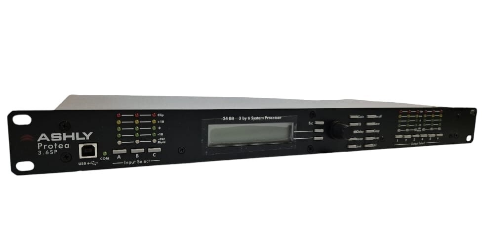 Ashly Protea 3.6SP DSP Loudspeaker System Processor 3-In x 6-Out w/ USB (MINT)