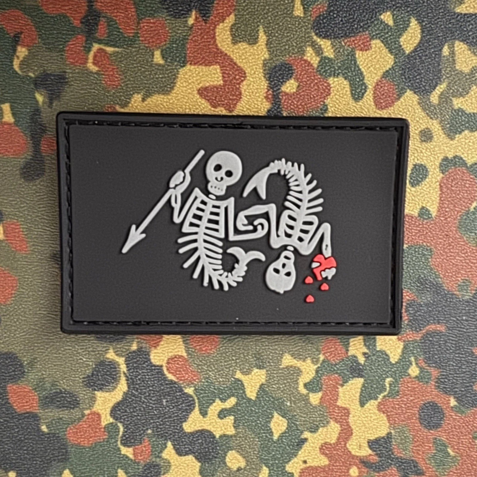 OFMD V1 GRAY PVC Morale Patch BLACKBEARD Pirate FLAG Mermaid Skeletons PDW