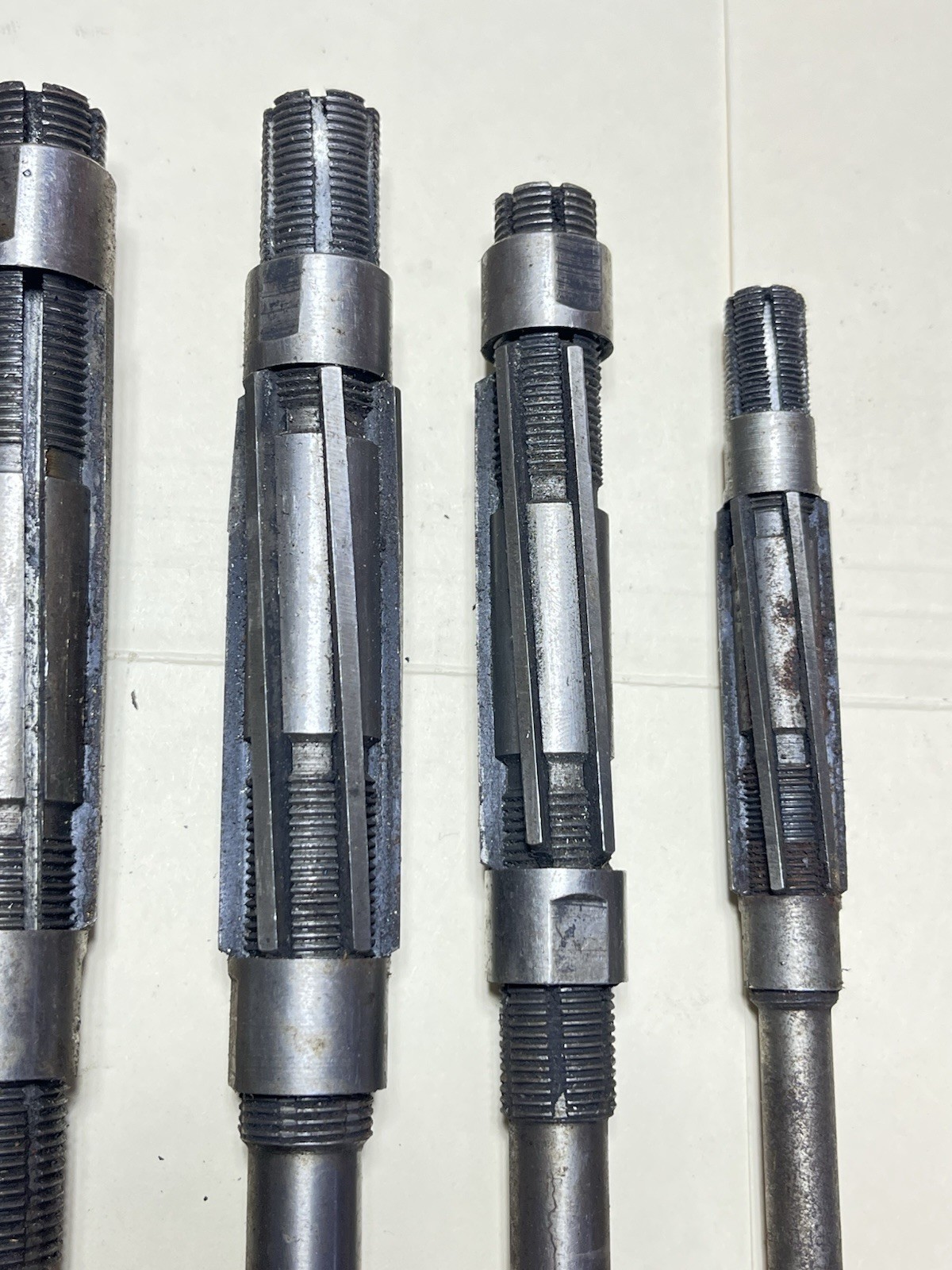 5 Used R & T Adjustable Machinist Reamers