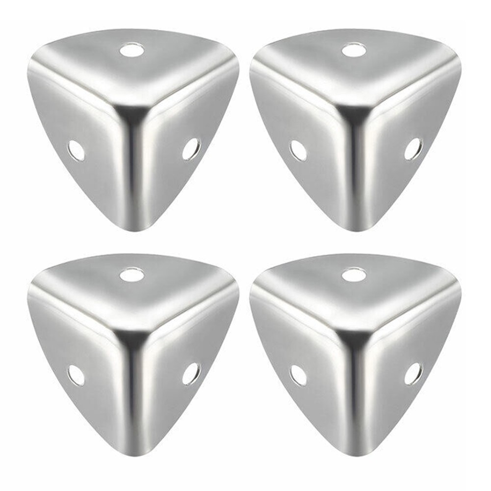 Conveniently Install Zinc Alloy Corner Protectors for Toolbox 4pcs 40 x 40mm