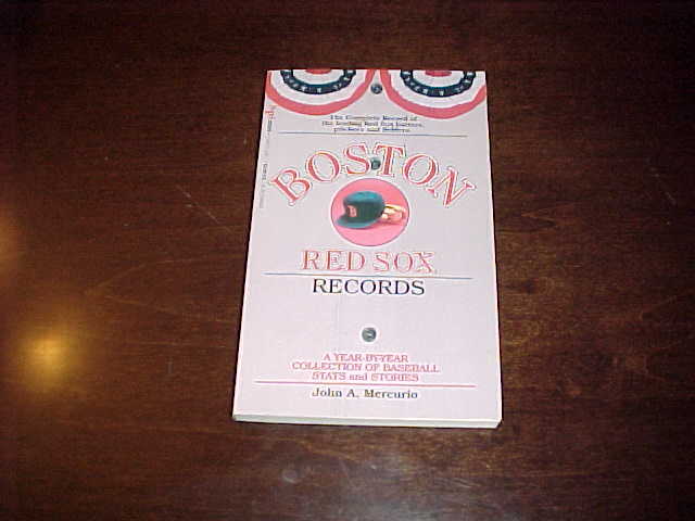 1993 Boston Red Sox Baseball Record Book A Year by Year Stats & Stories
