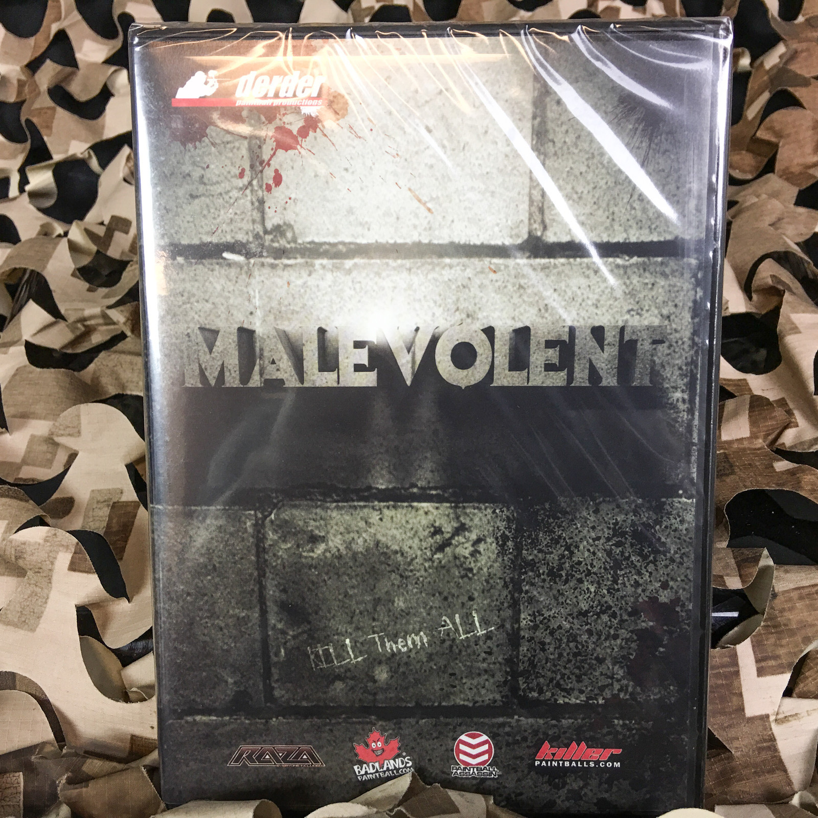 NEW Derder 2010 PSP Paintball Season DVD - Malevolent