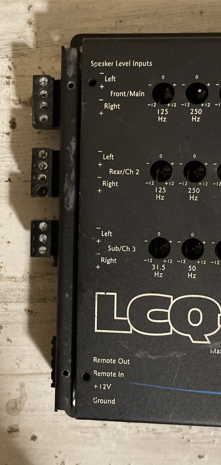AudioControl LCQ-1 6 Channel Output Converter Sound Processor Equalizer