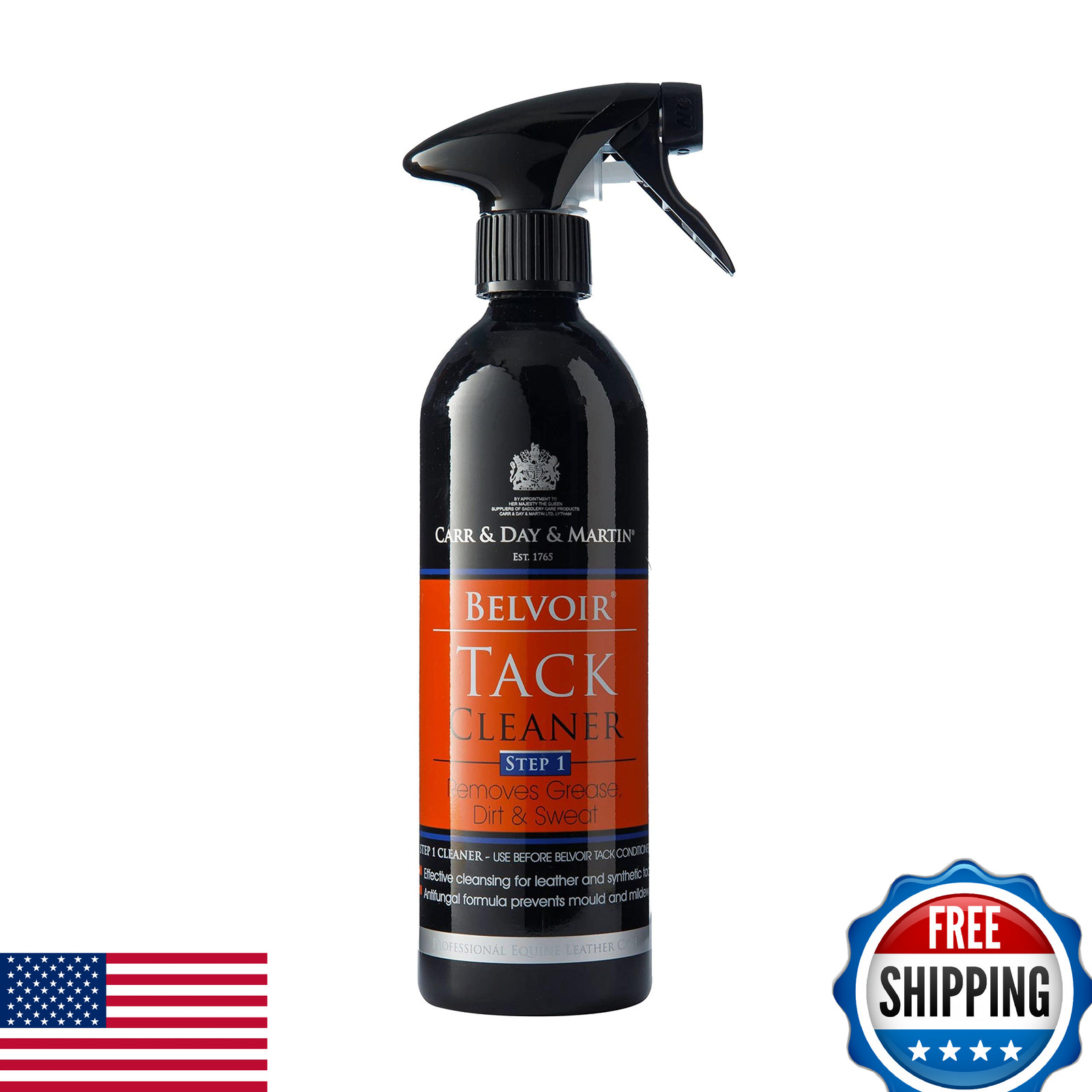 Carr Day & Martin Belvoir Tack Cleaner Step 1 - 500ml Leather Cleaning Spray