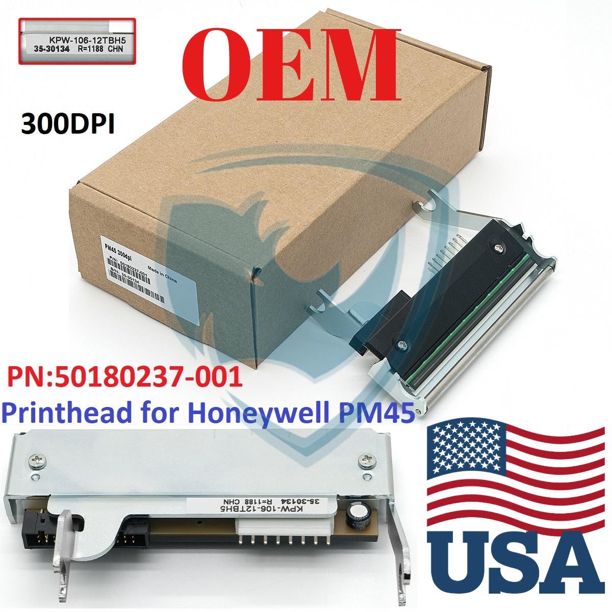 50180237-001 New Printhead for Intermec/Honeywell PM45 Thermal Printer 305dpi US