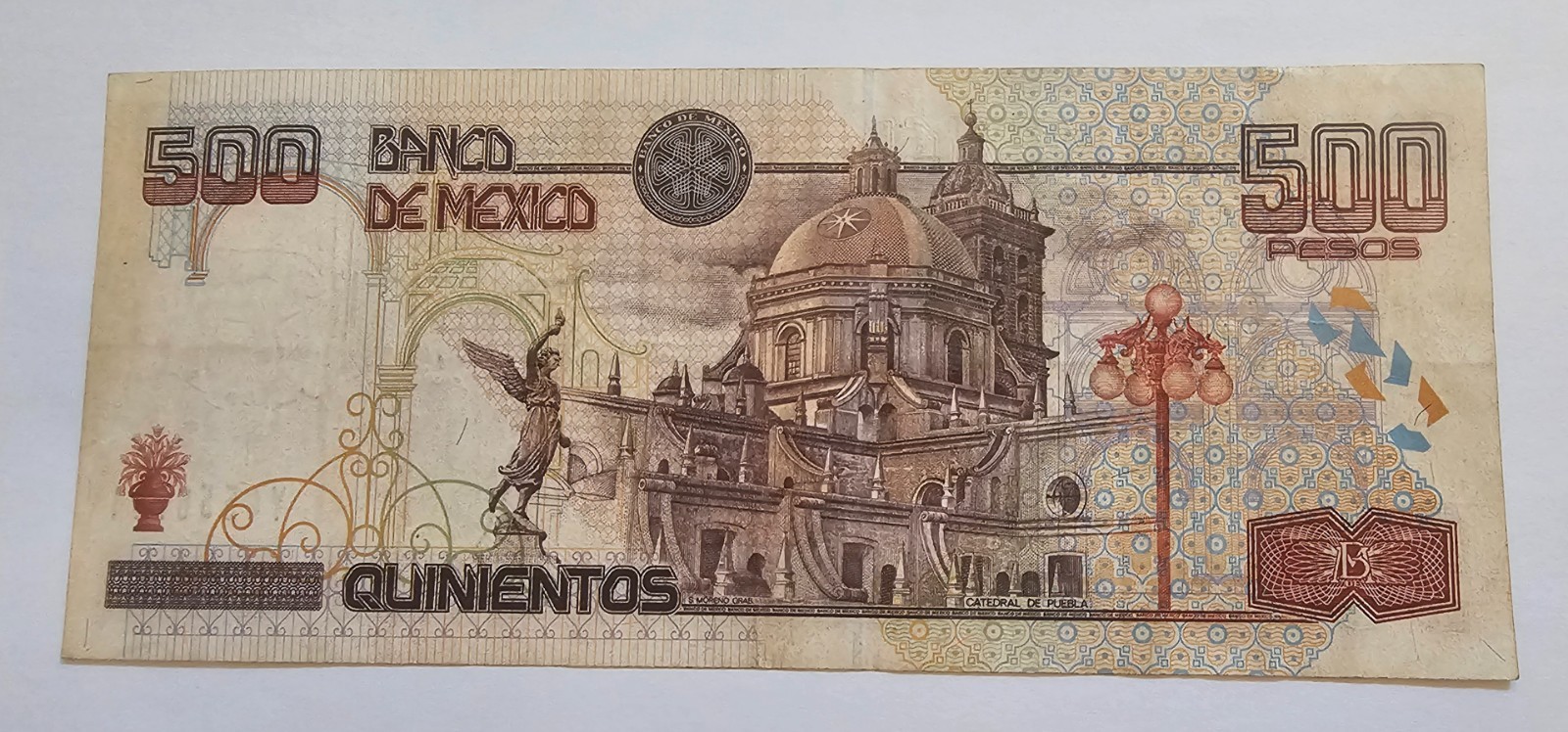 1998 MEXICO 500 PESOS.