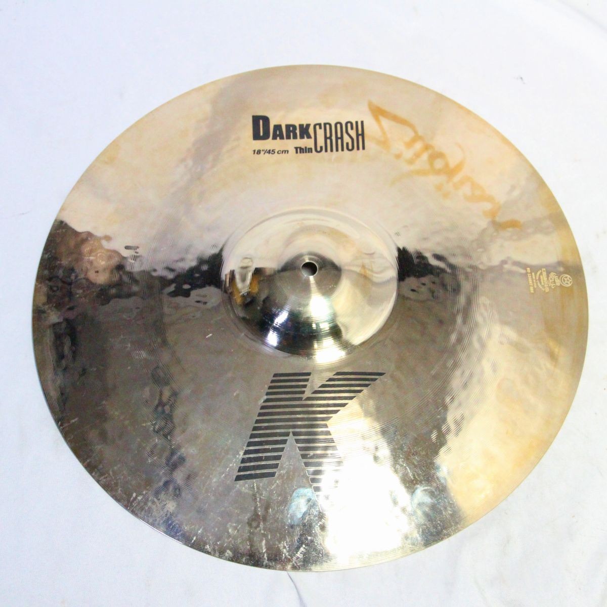 ZILDJIAN K.Zildjian Dark Crash Thin Brilliant 18-inch 1310g
