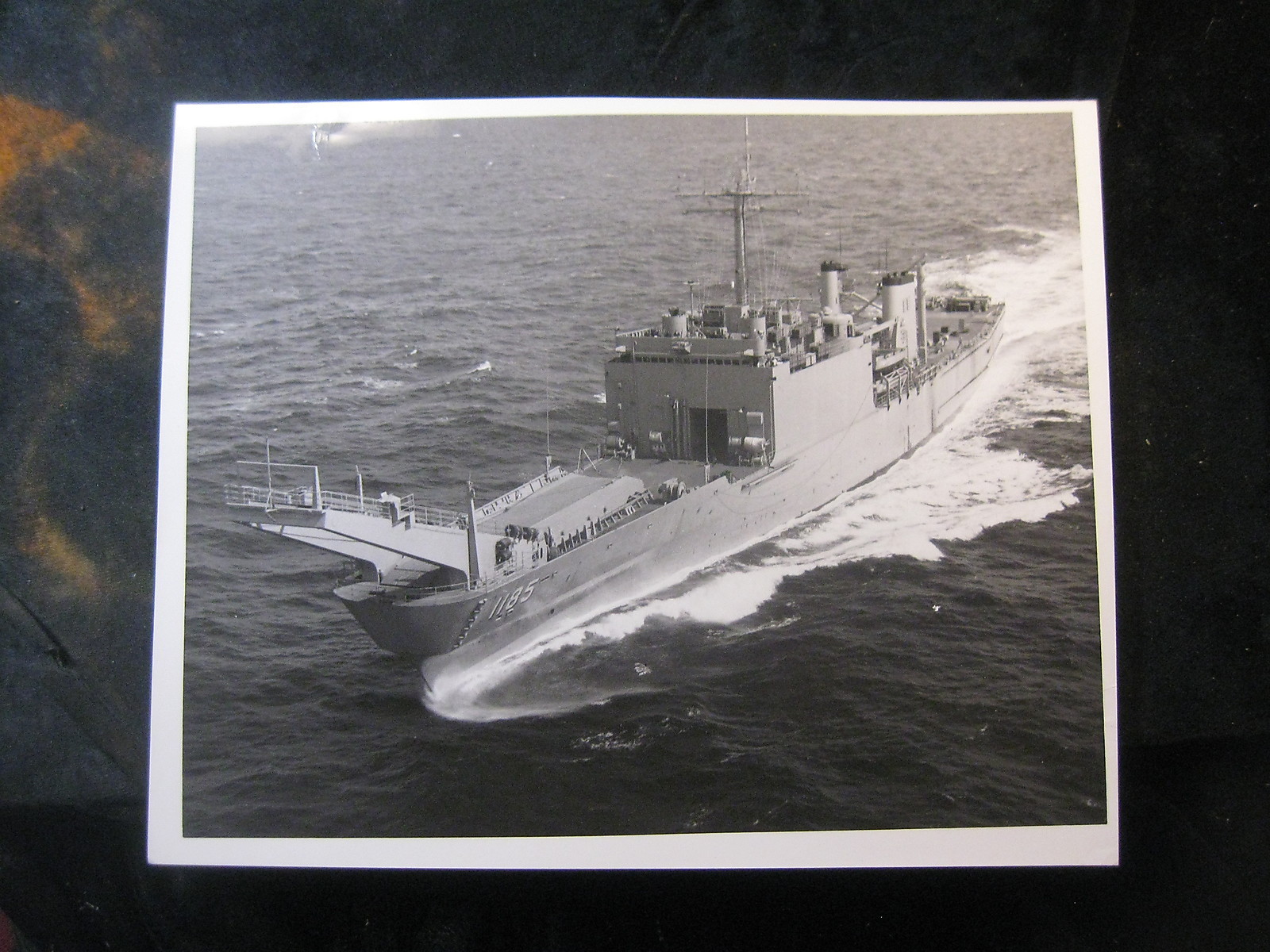 Vintage US Navy 8 x 10 Press Photo USS Schenectady LST-1185 1971 San Diego 195