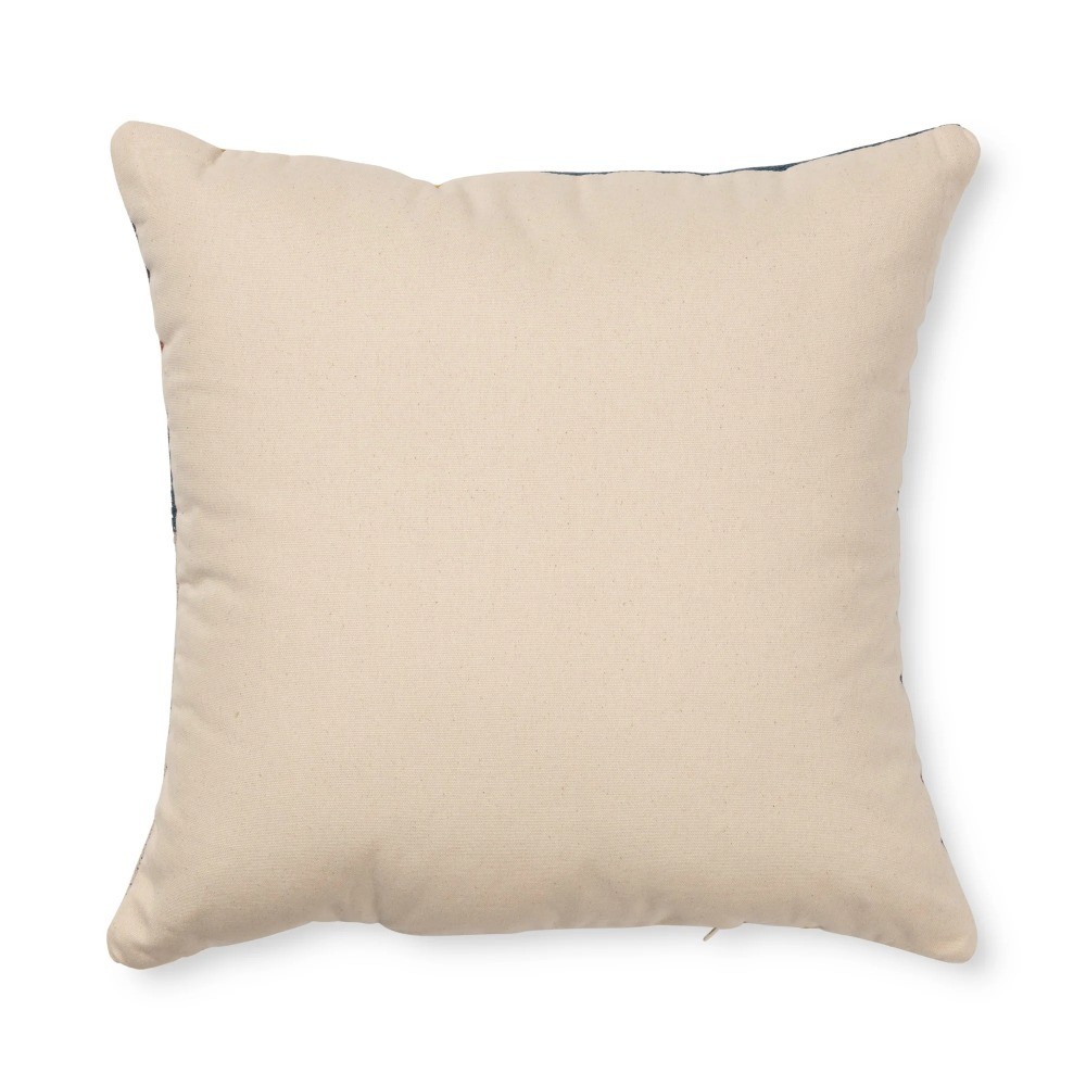 Modern Geometric Face Pattern Decorative Throw Pillow Cover 18x18 Inch Square