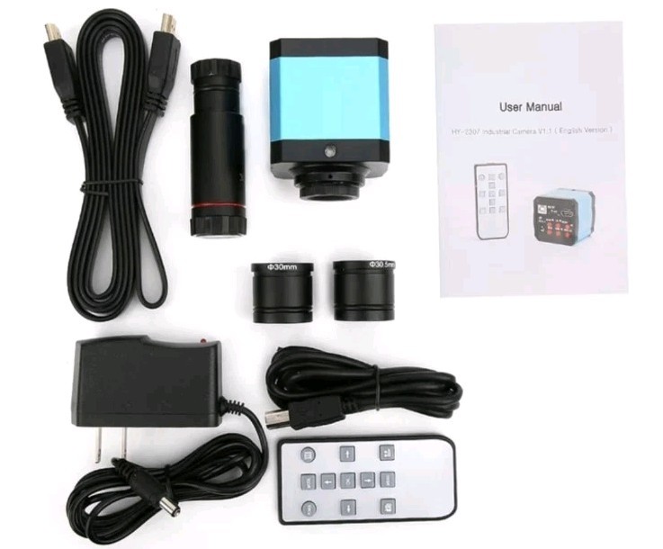 37MP 1080P 60FPS USB Microscope Camera Video HDMI Industry Microscope Camera wit