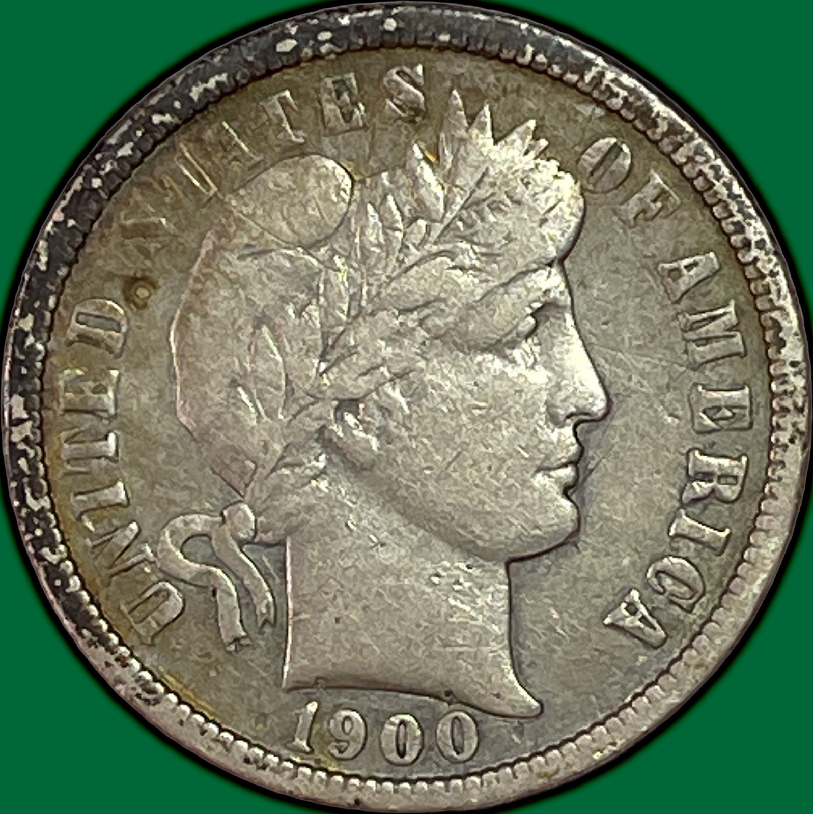 1900-O Barber Dime Very Fine VF Coin #36596