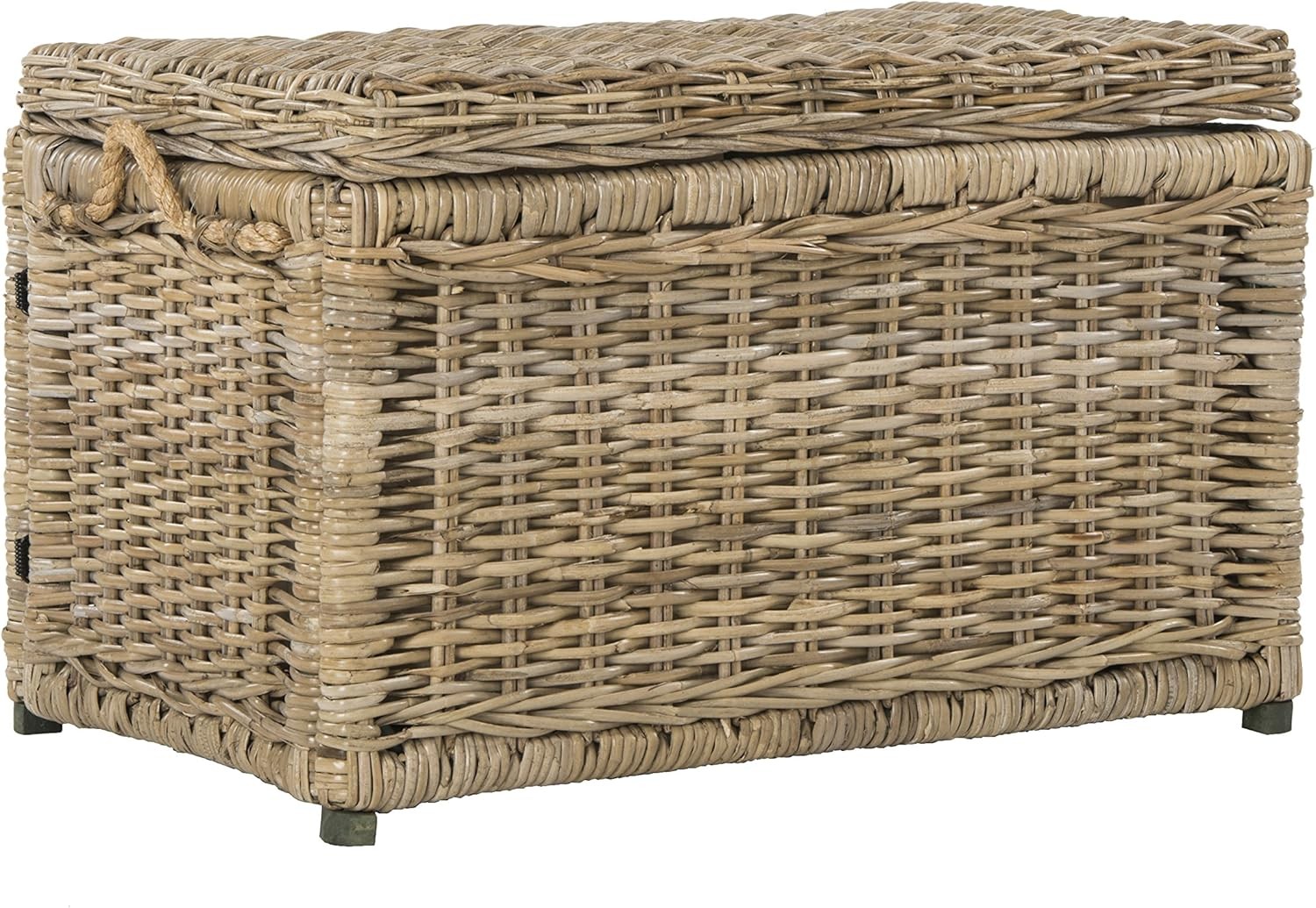 HPM9003B Jacob 30" Wicker Storage Trunk Collapsible flat storage Rattan-Kubusoft