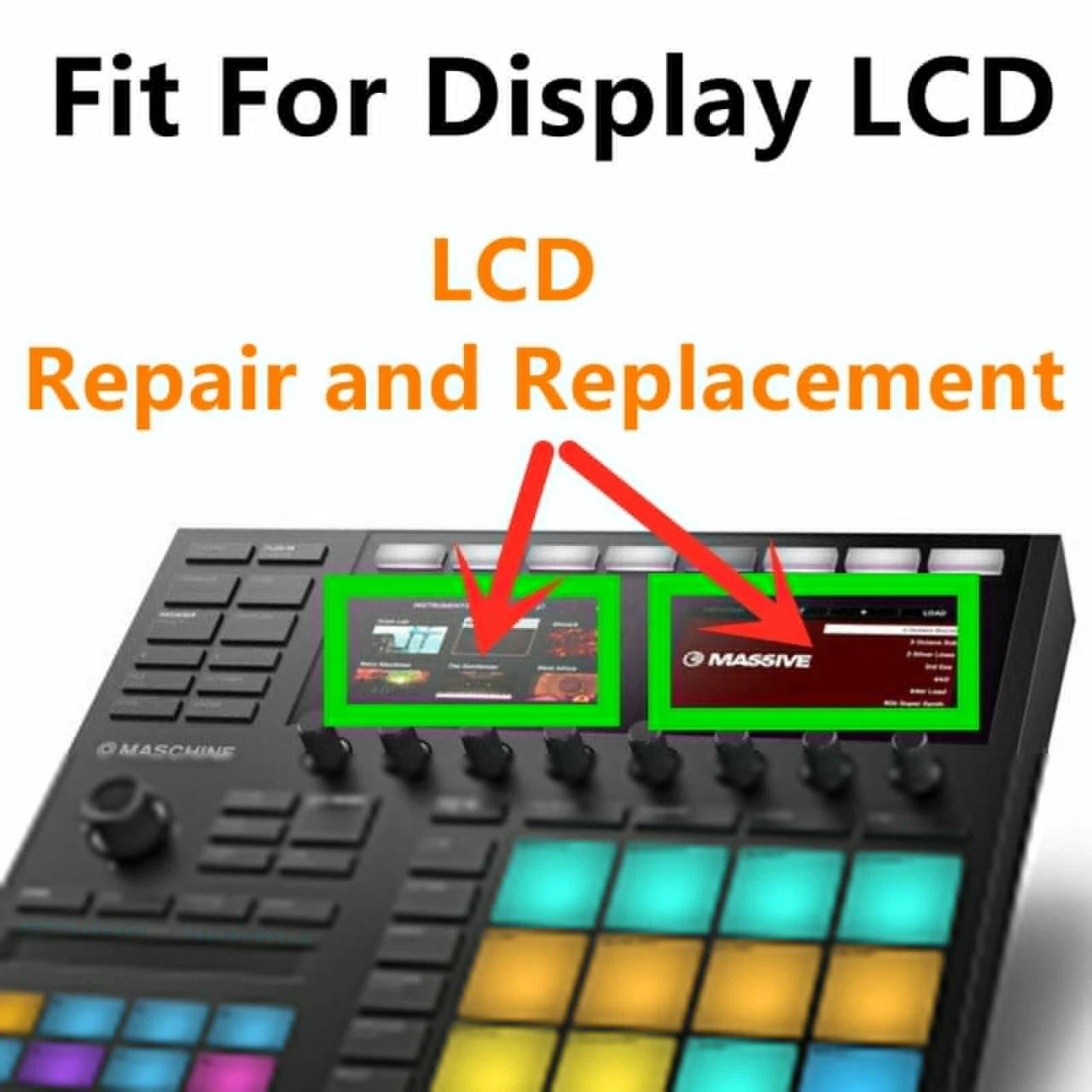1PC LCD Fit For Native instruments Maschine MK3 Display Screen Compatible