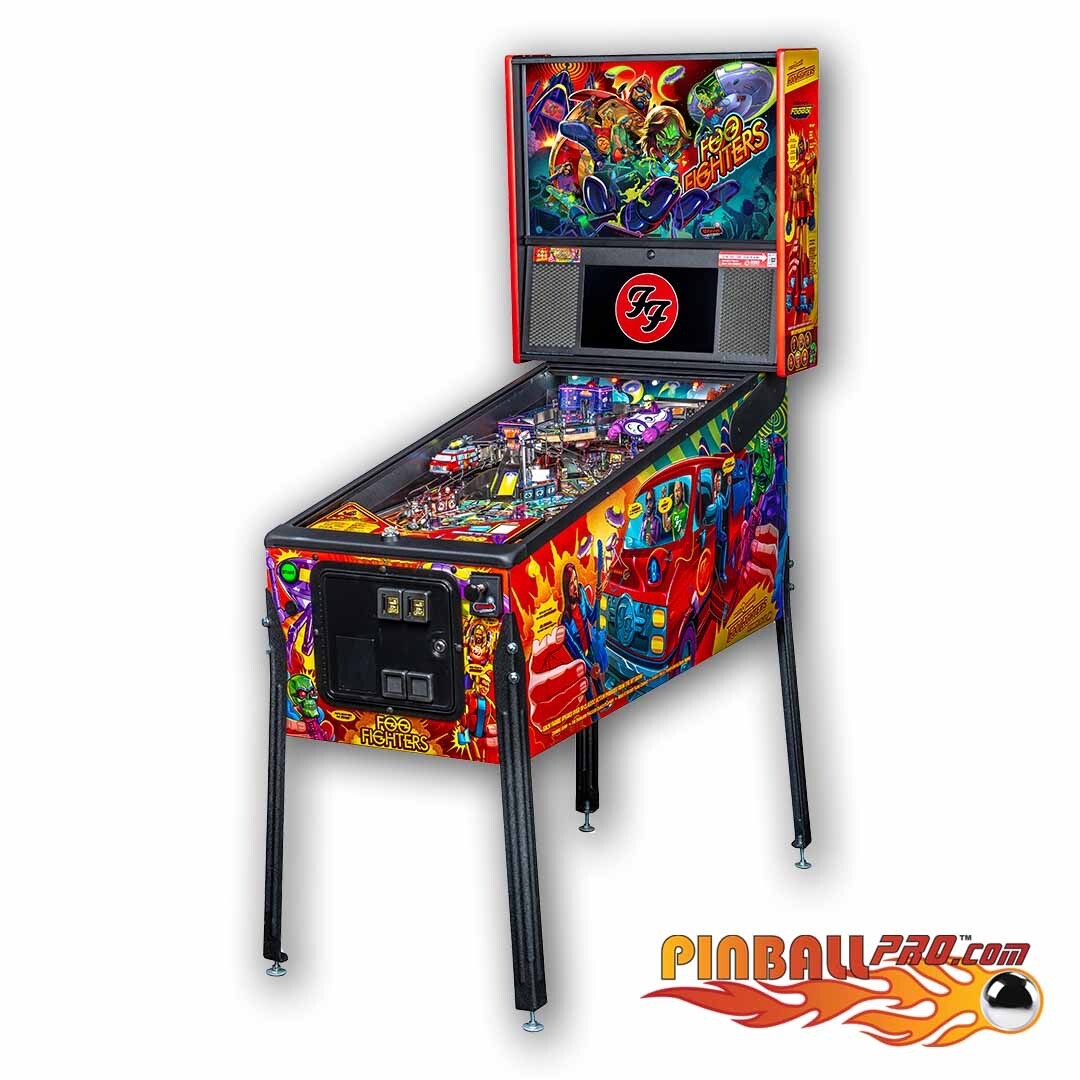 NIB Foo Fighters Premium Pinball Machine Authorized Stern Dealer