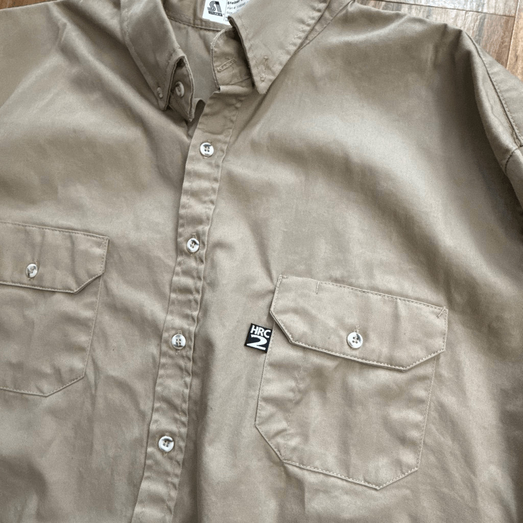 Steiner Arc Protech Welding Denim Button Down Size 2XL