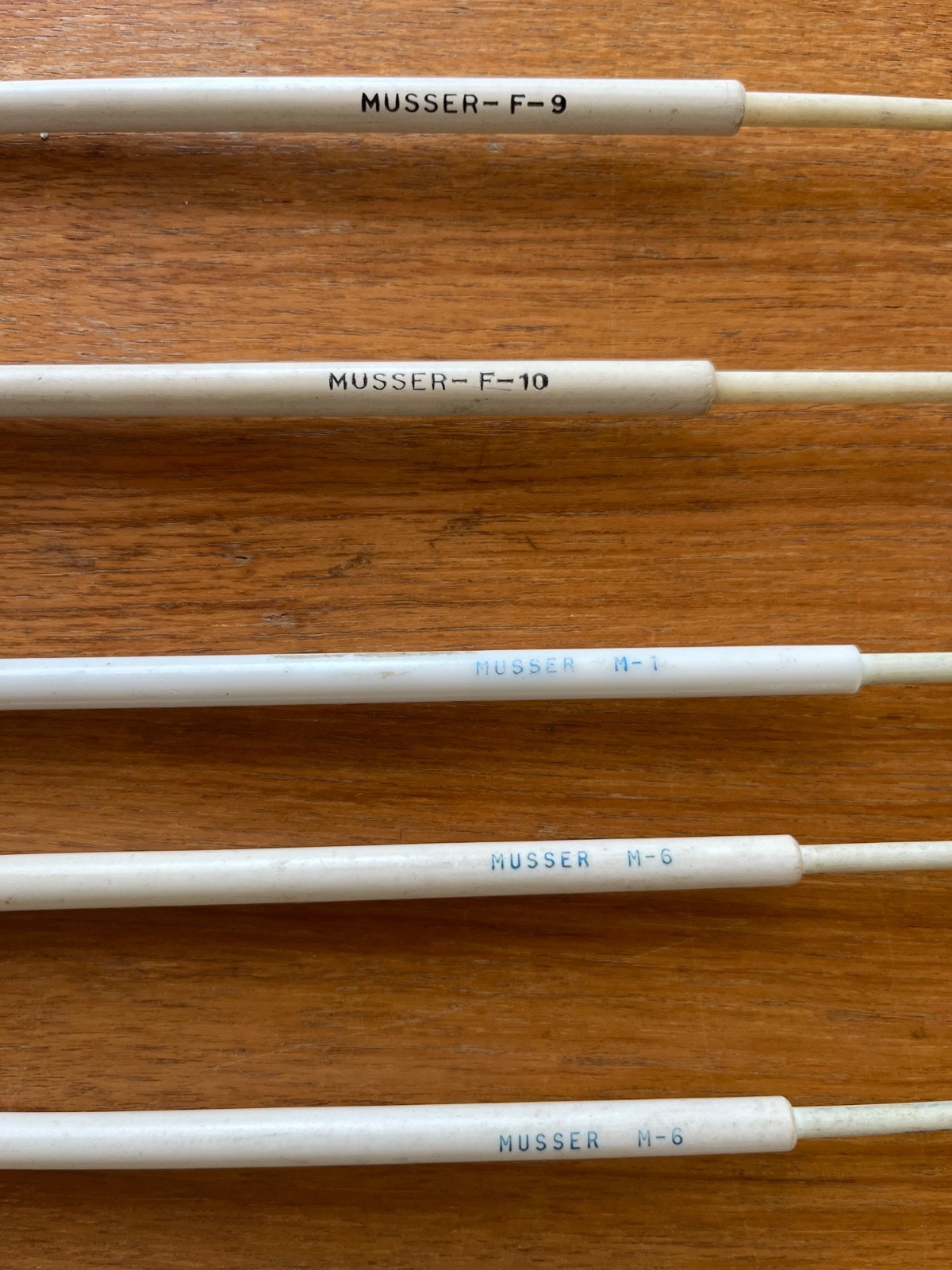 Variety Set of MUSSER Mallets - F9 F10 M1 M6 M8 M9 M12 M17 M18