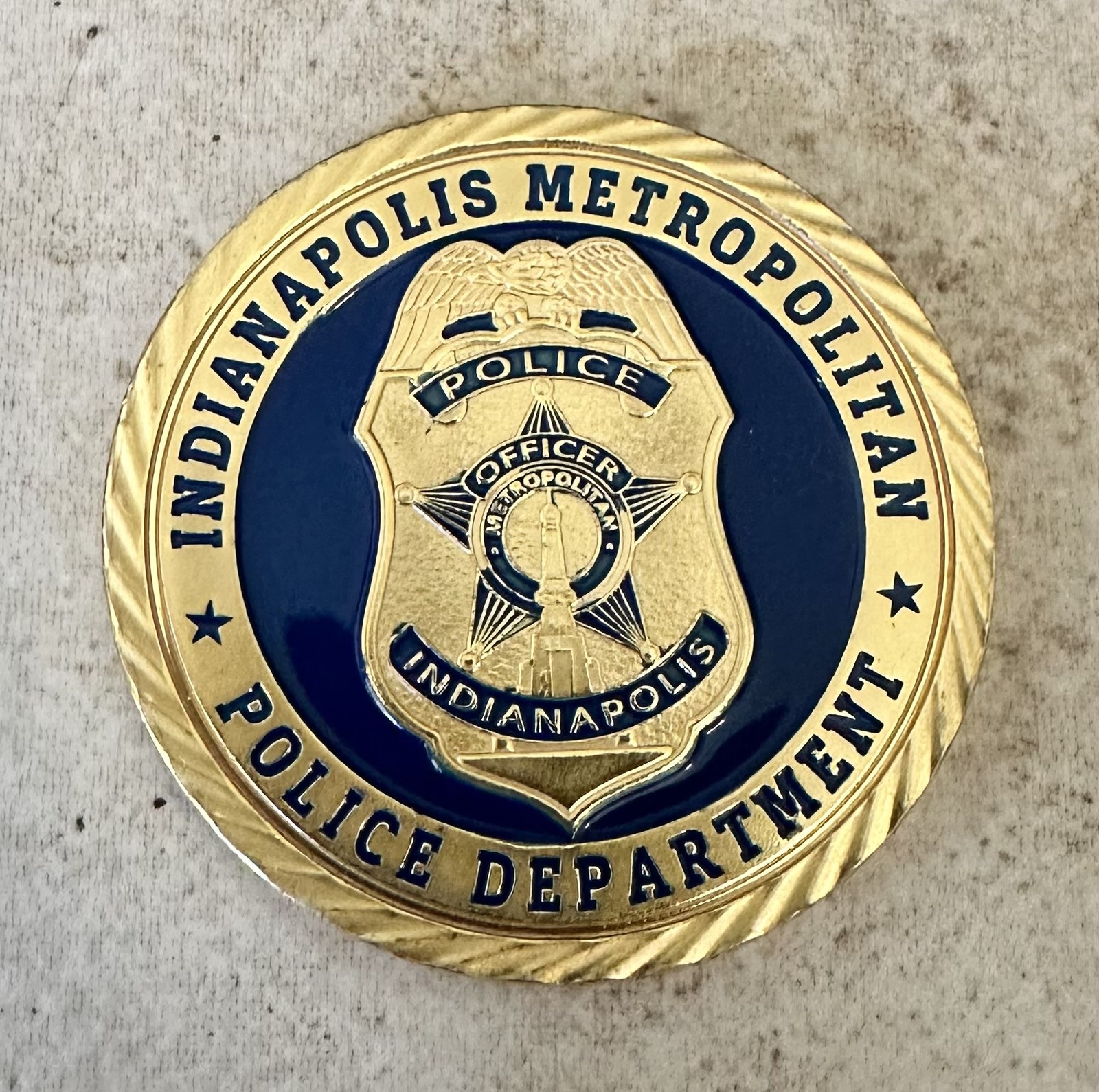 Indianapolis Metropolitan Police Department Challenge Coin ·FAST SHIPPING· ·NEW·