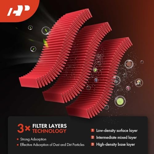 Pre-oiled Engine Air Filter Compatible with 2010-2017 Advanced Air Filter