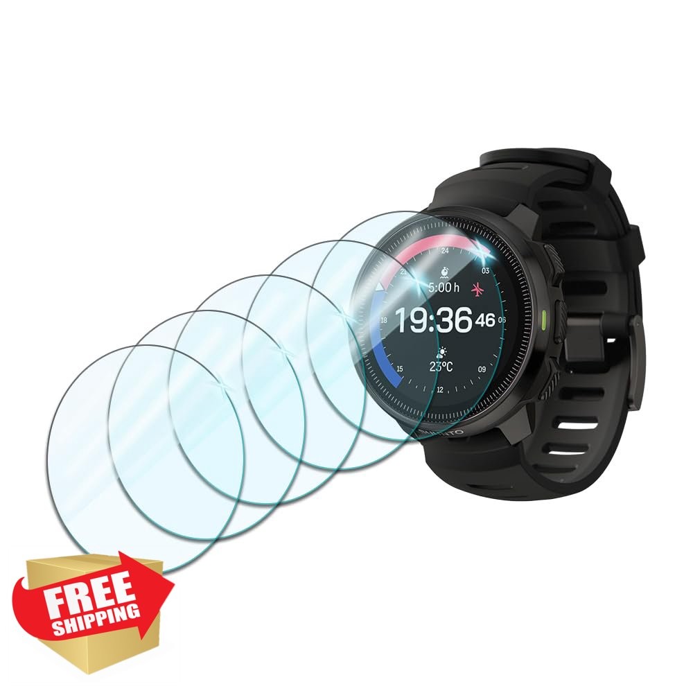 GKFJBD 5-Pack Screen Protector compatible for Suunto Ocean [Tempered Glass] [...