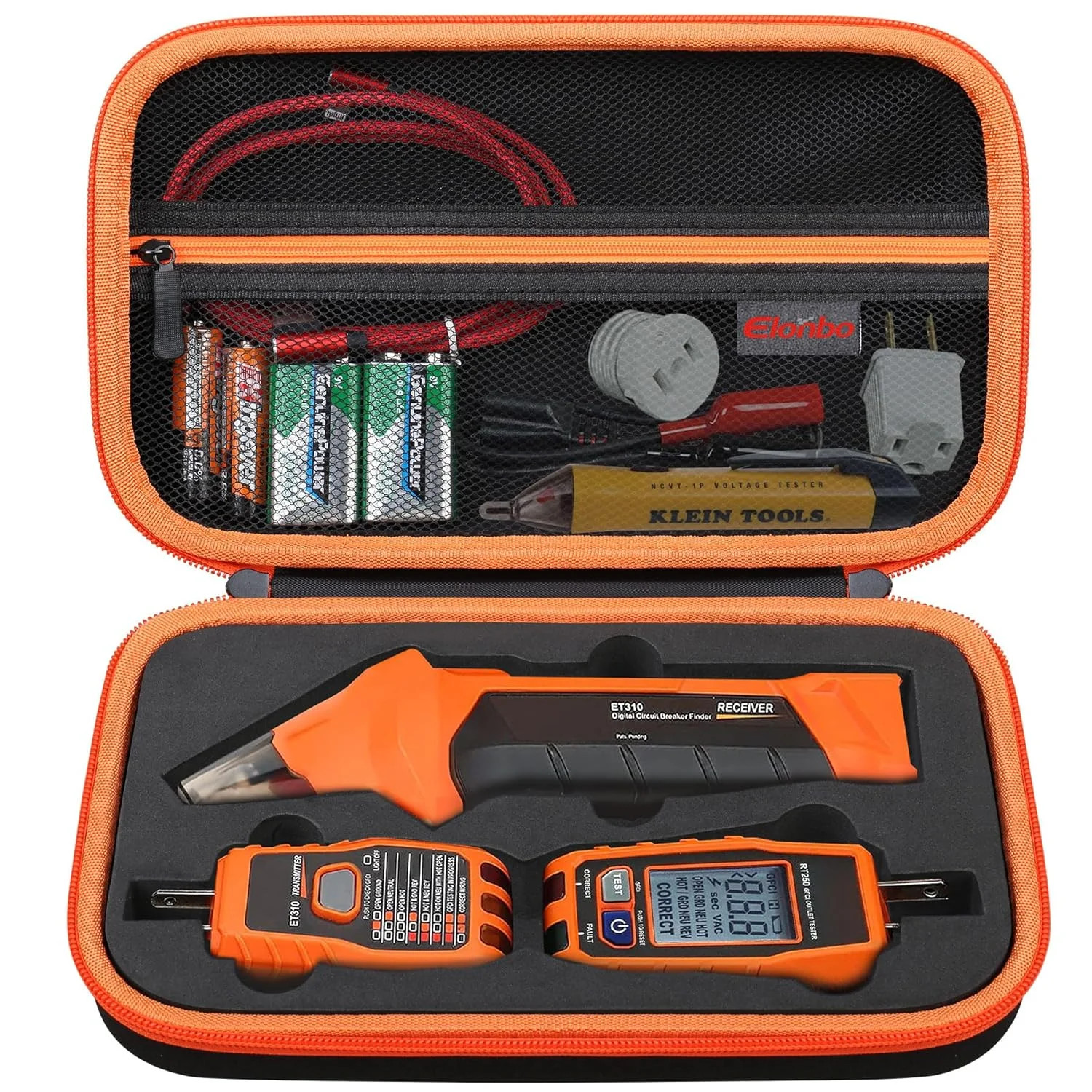 Elonbo Carrying Case for Klein Tools 80016/80041/ ET310 AC Circuit Breaker Finde