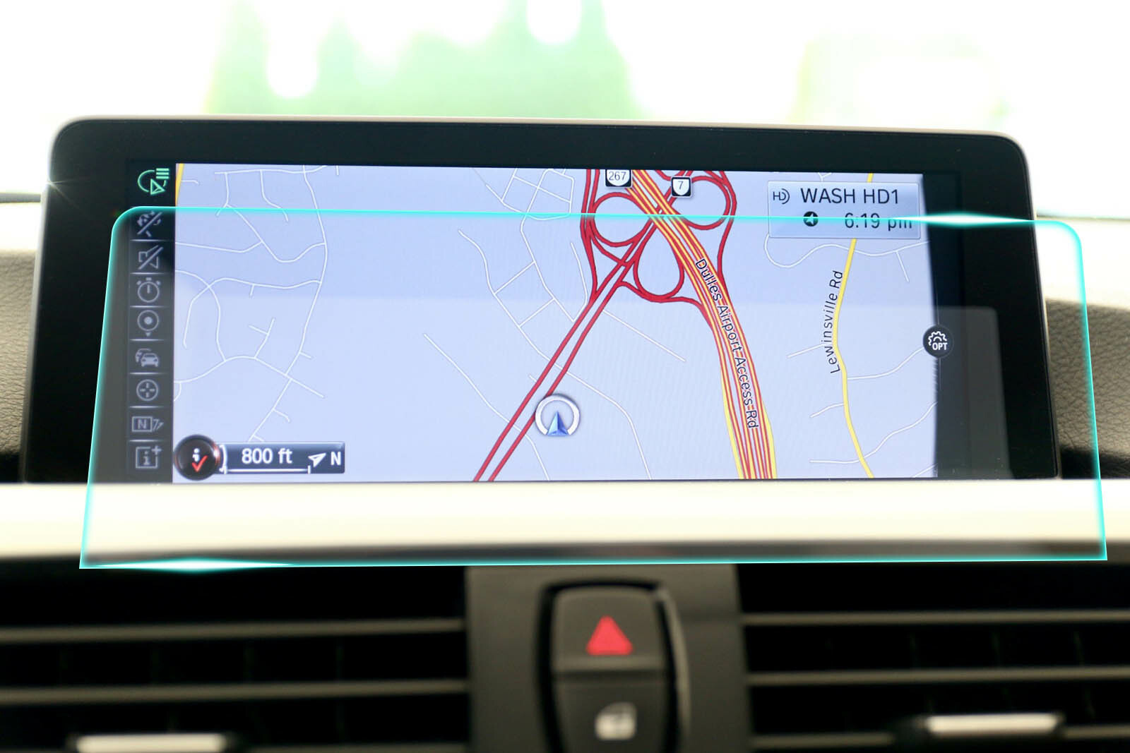 Crystal Clear Screen Protector for 2015 BMW 335i Vehicle Navigation