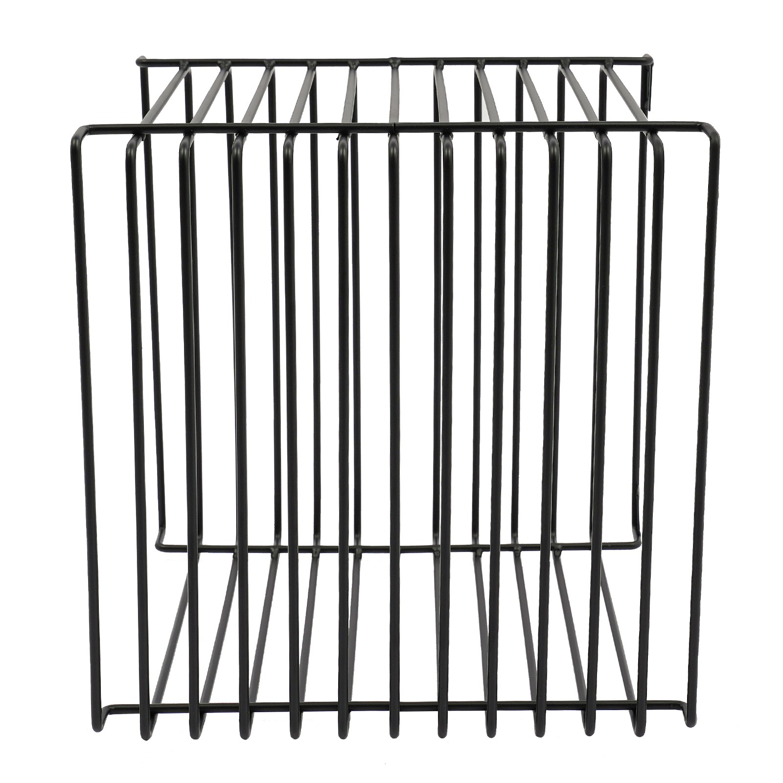 30x30x30cm Vintage Side Table Square Geometry Side Table Linear Metal End Table