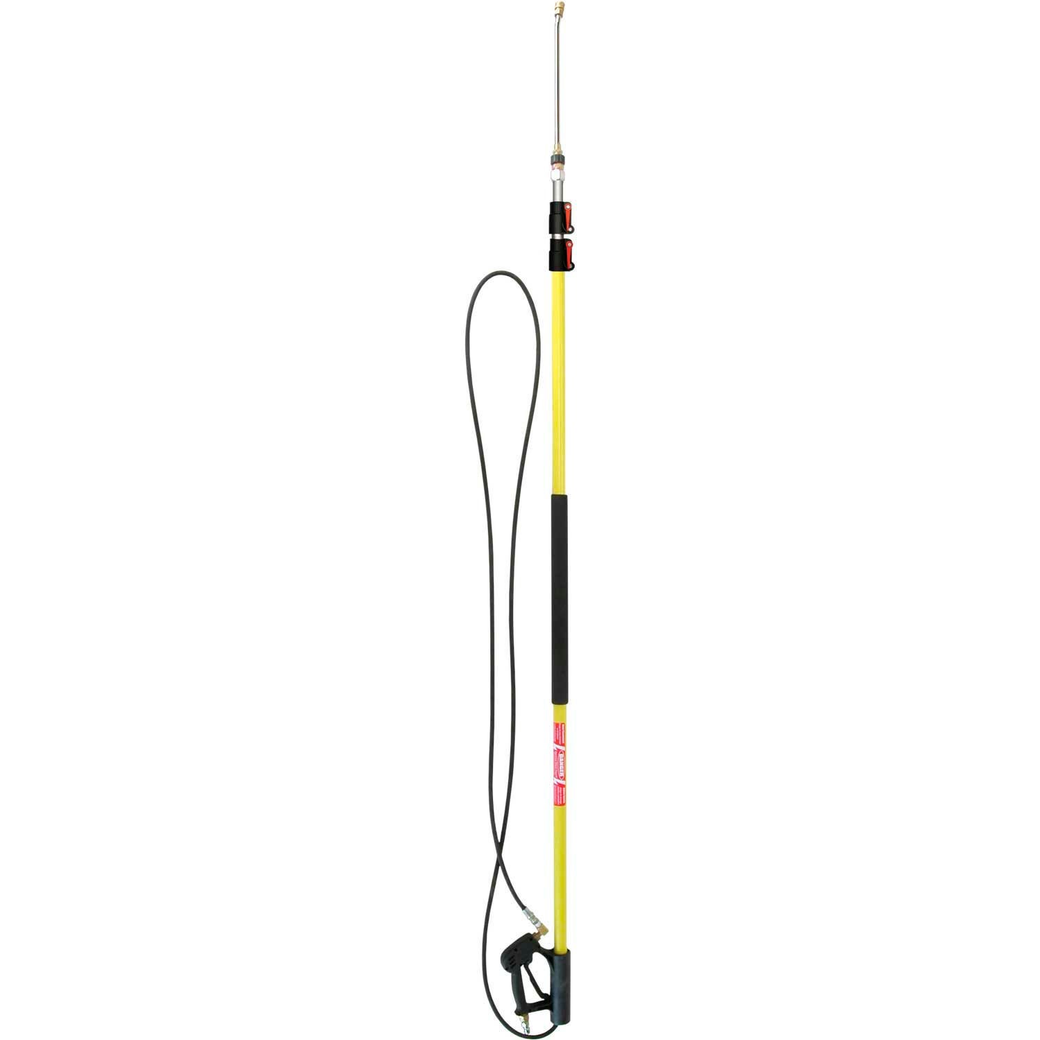 BE Pressure Fiberglass Telescoping Wand 4-Stage 9' - 24'L 1/4" Hose 85.206.424L