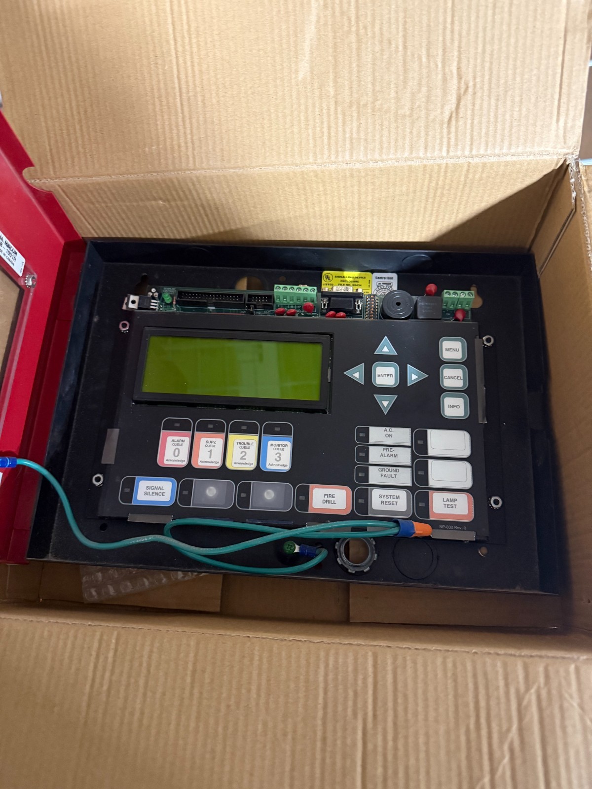 Mircom BB-1001R Annunciator - Used