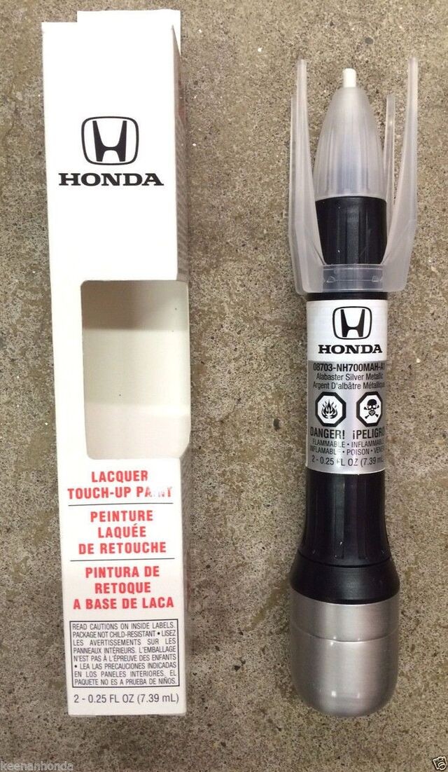 Genuine Honda Touch Up Paint Pen *NH700M* ALABASTER SILVER METALLIC