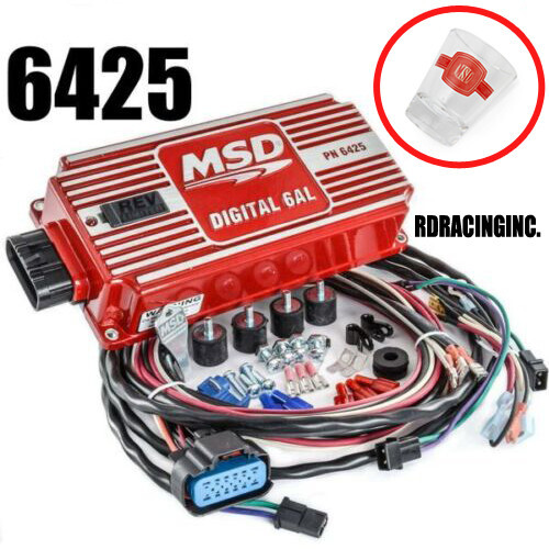 MSD Ignition 6425 Digital 6AL Ignition Control W Rev Control RED MSD 6AL