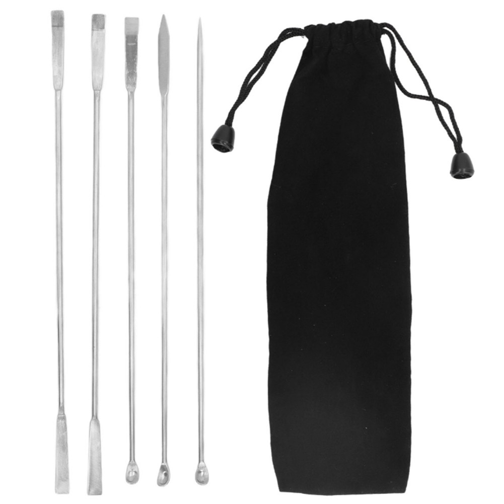 Measuring For Laboratory Spatulas For Sampling Convenient For Deeper Bottles