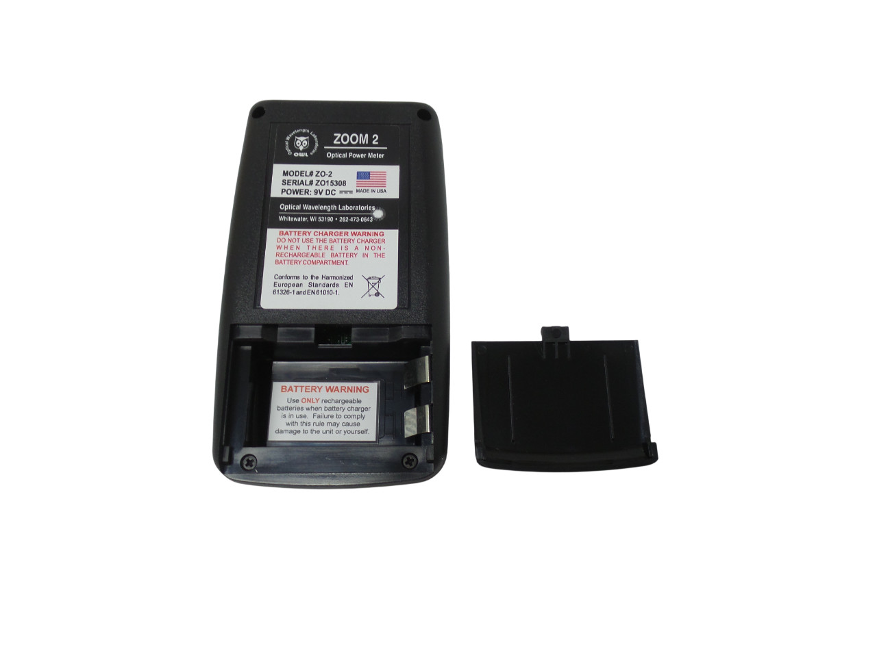 OWL ZOOM II Model Z0-2 Optical Power Meter 9VDC