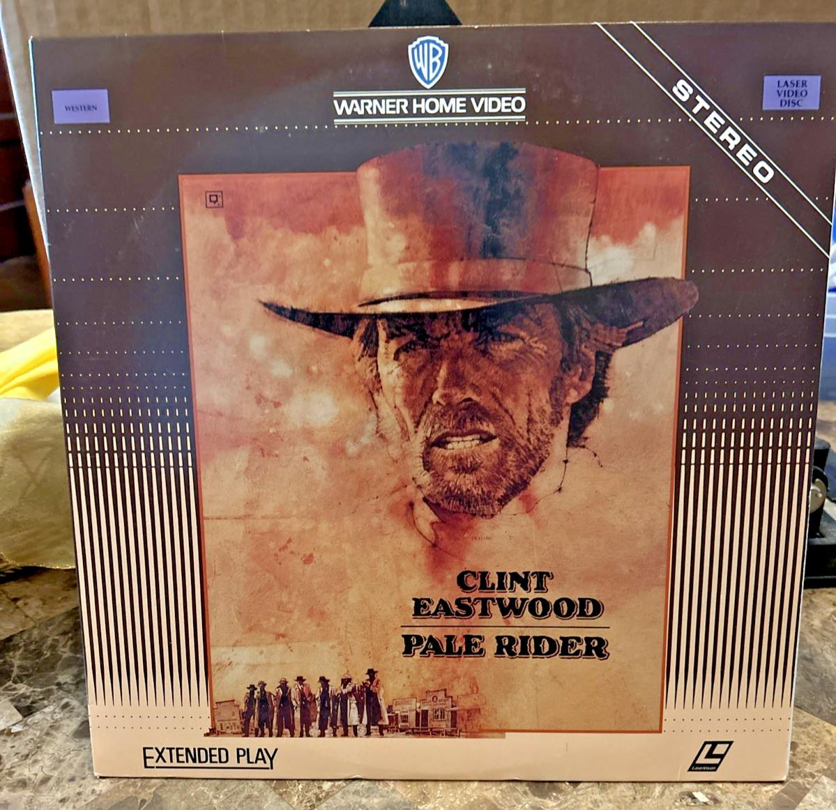 Laser Disc Movie Clint Eastwood Ple Rider Extended Play