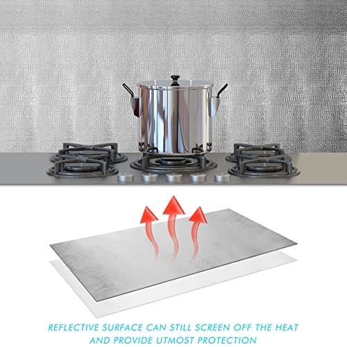 Pcs4'' x 48'' Aluminized Heat Shield Thermal Barrier Adhesive 24 x 48 Inch 2