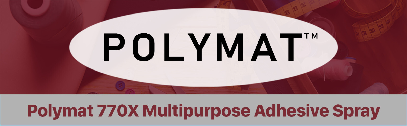 Polymat 770X Multipurpose CLEAR MIST Spray GLUE Adhesive High Tack Fast Dry