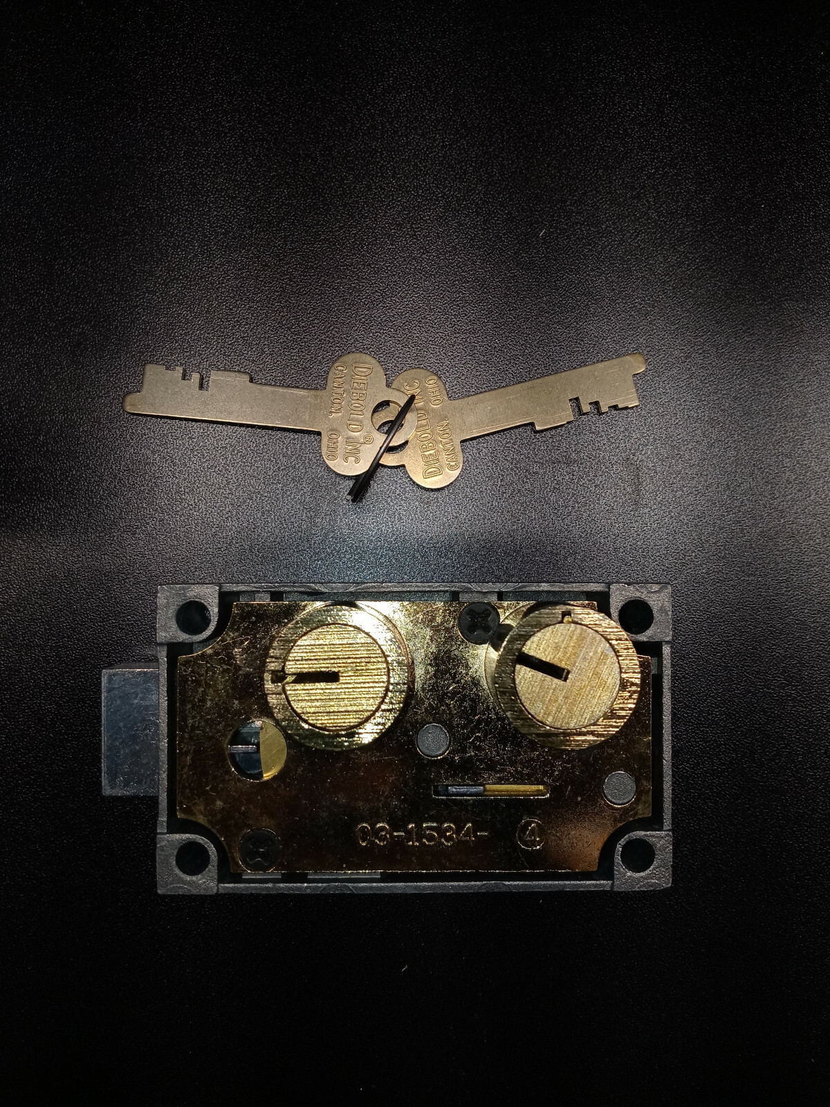 Diebold 175-06 Double Large Fixed Lever Safe Deposit Lock
