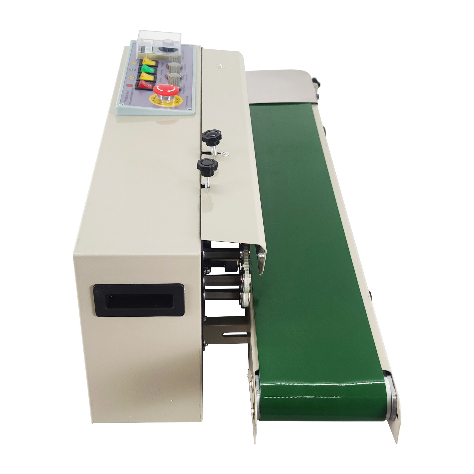 FRD-1000-II Quick Continuous Bag Sealing Machine Horizontal w/ Printed Character