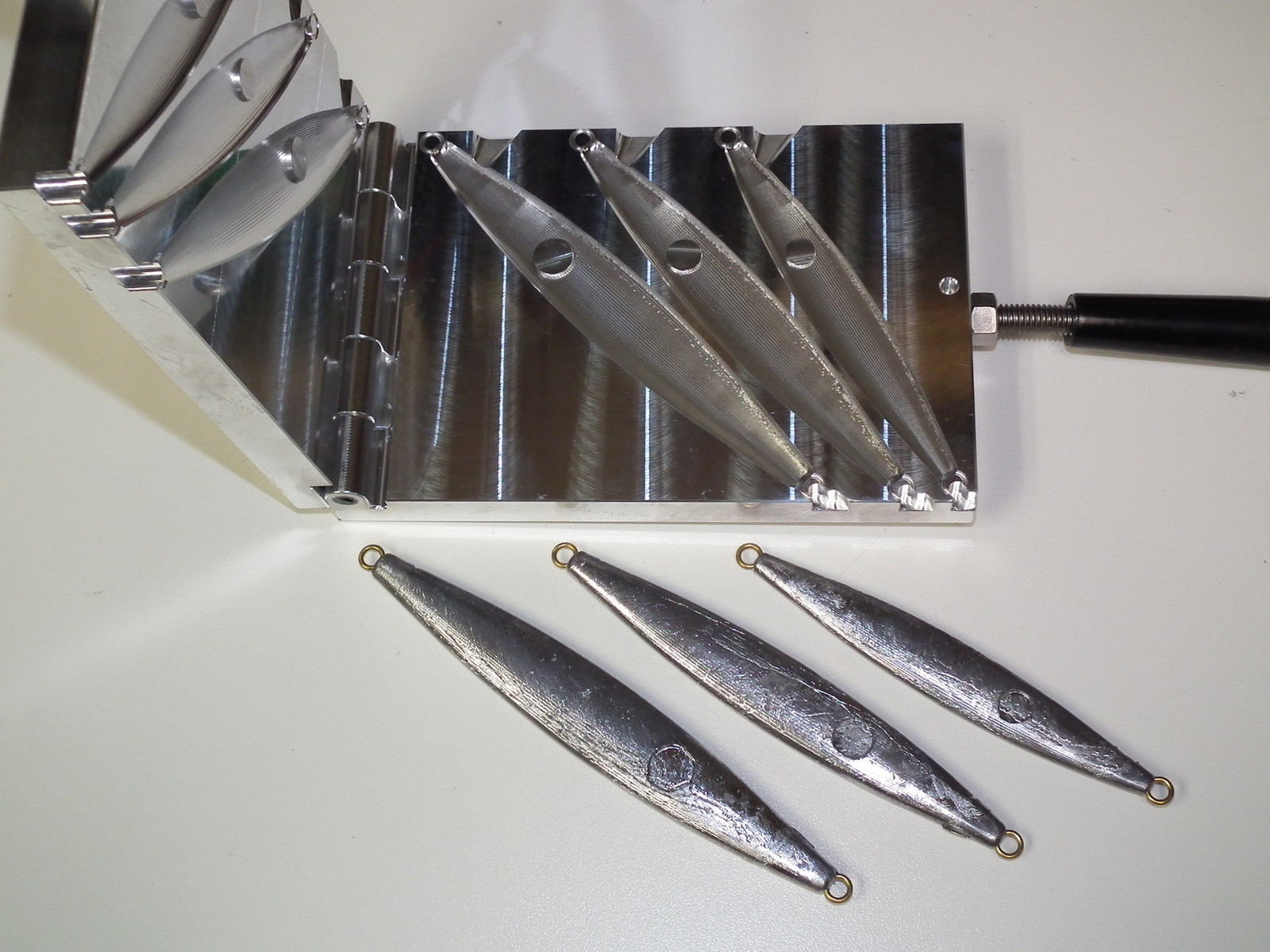 Saltwater Fish Jig -5 mold 4,6,8oz CNC Aluminum
