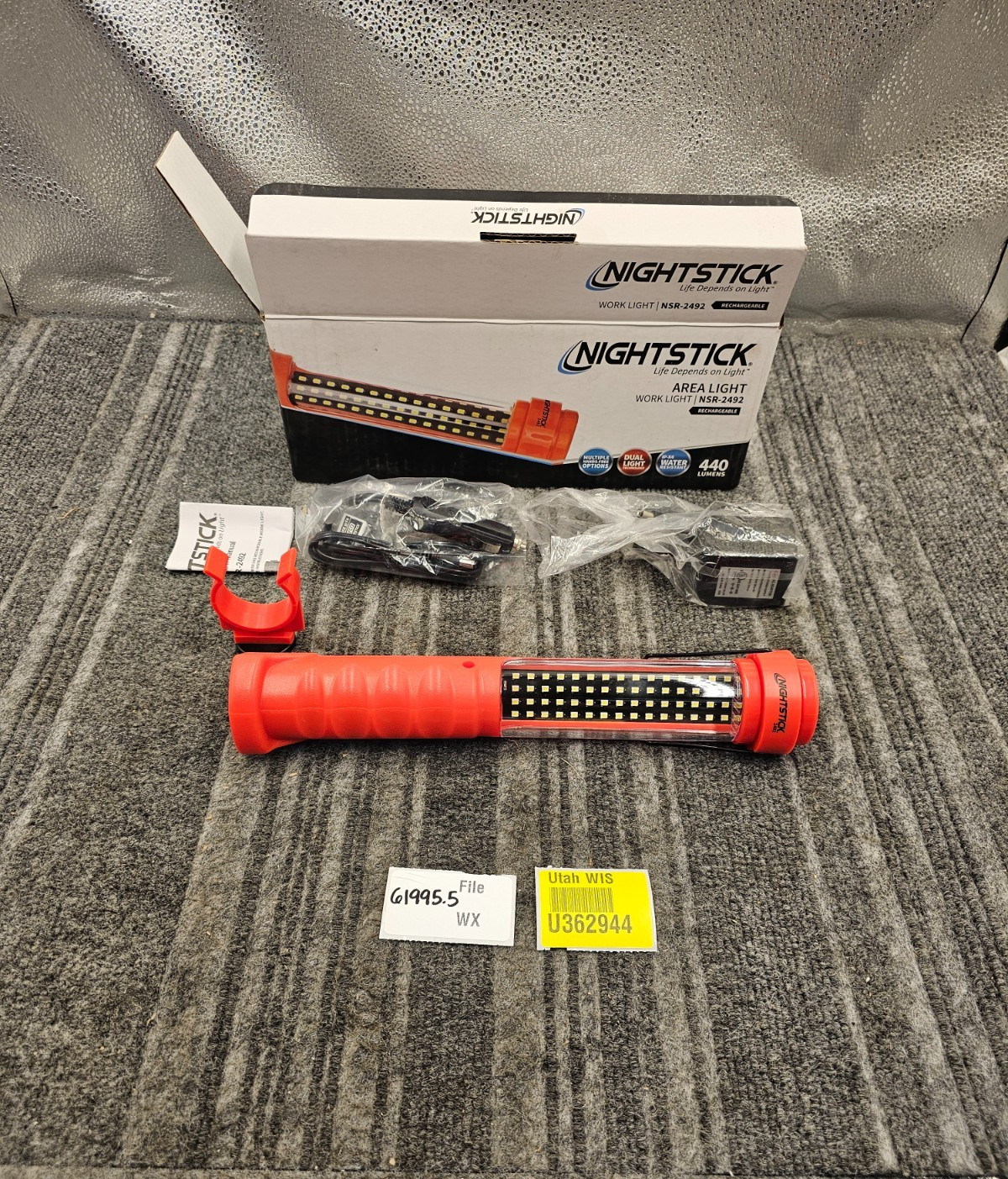 NIGHTSTICK NSR-2492 Multi-Purpose Rechargeable Dual-Light Work Light
