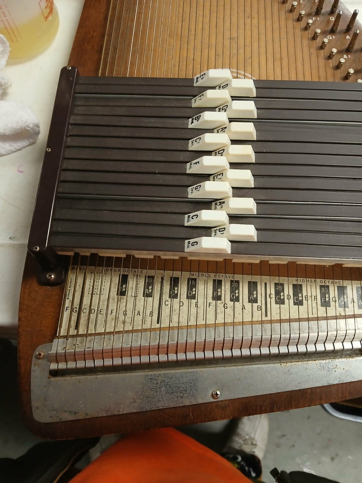 Vintage Oscar Schmidt 36 String Educator Auto Harp