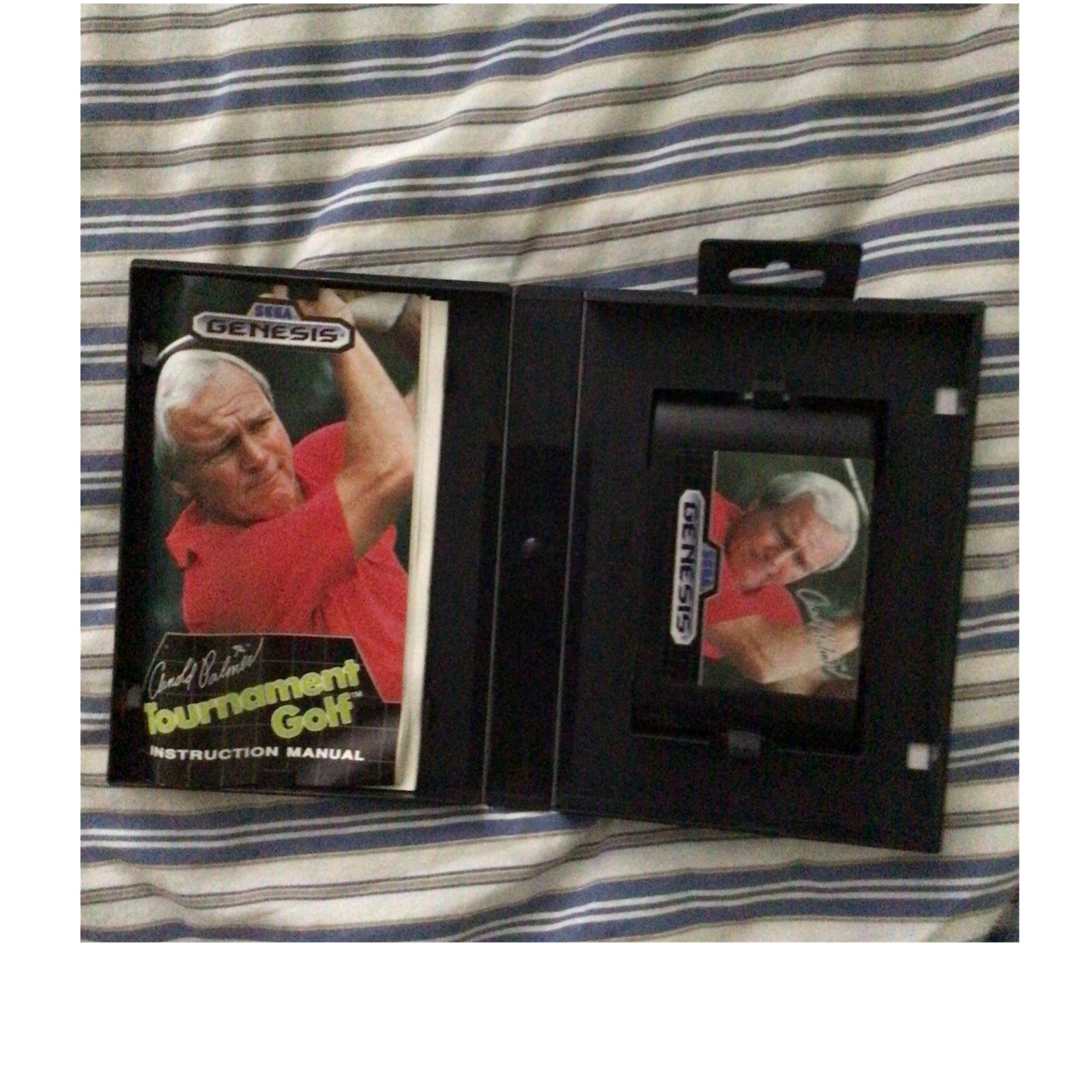 SEGA Genesis Tournament Golf Original Instruction Manual w/ Insert (English)