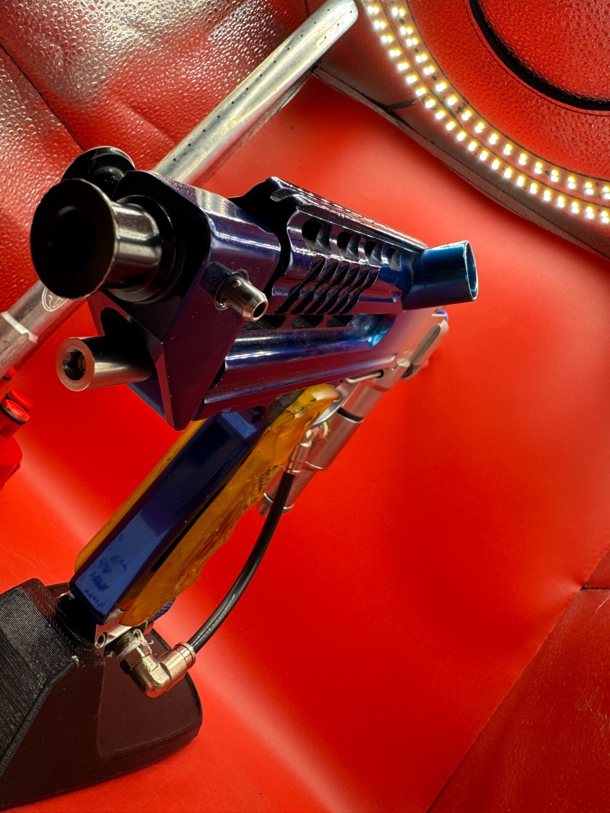 Shock Tech Vortex Autococker - Black/Silver Fade - Not Working